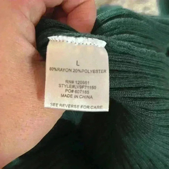 Olive + Oak Dress Women's Size Large Ribbed - Picture 6 of 7